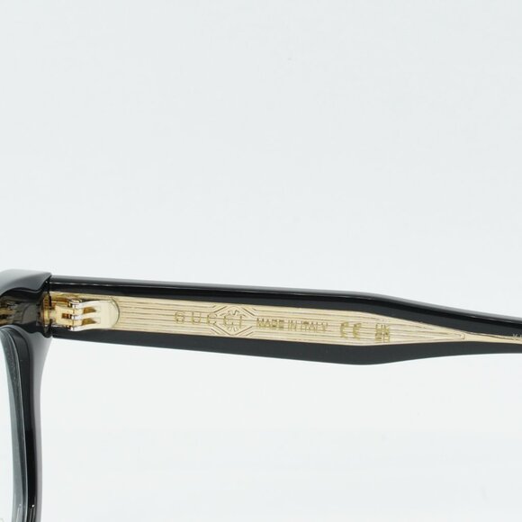 🕶️ New Gucci GG1086O 005 Eyeglasses - Black Frame - Picture 4 of 9